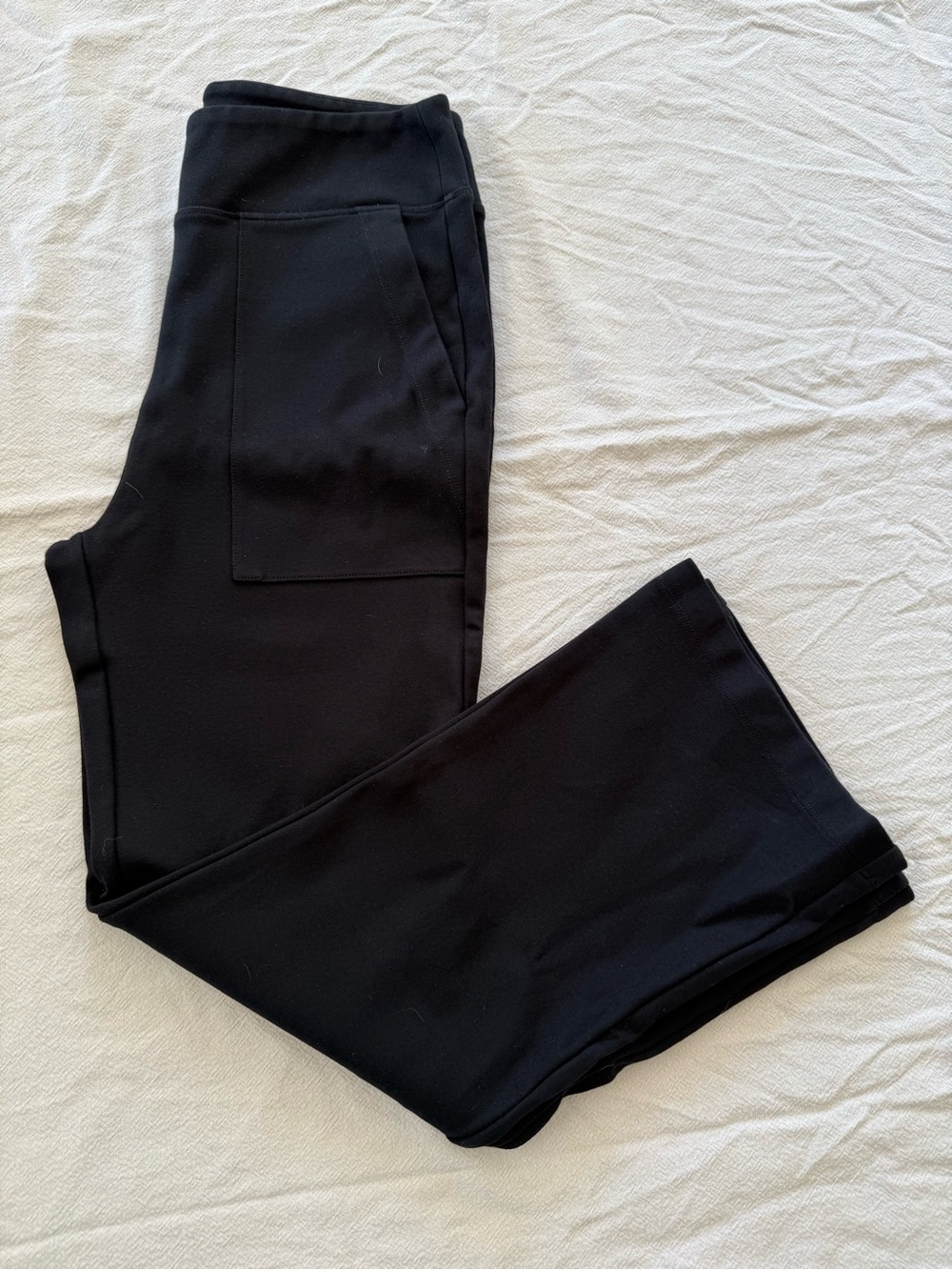 Cabi Cheeky Pants #6488 Black Cropped Kick Flare Trousers [S]